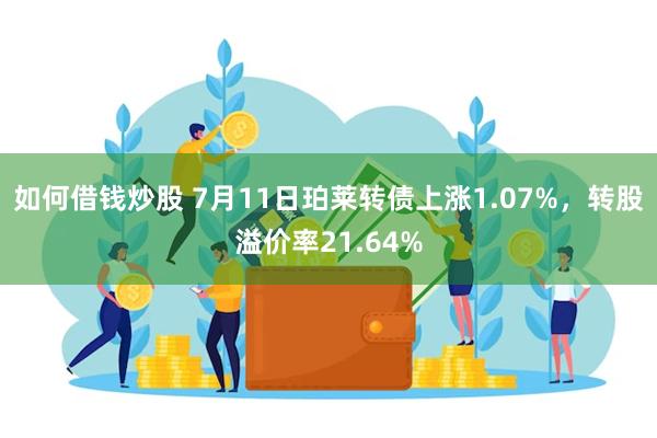 如何借钱炒股 7月11日珀莱转债上涨1.07%，转股溢价率21.64%