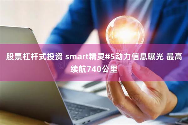 股票杠杆式投资 smart精灵#5动力信息曝光 最高续航740公里