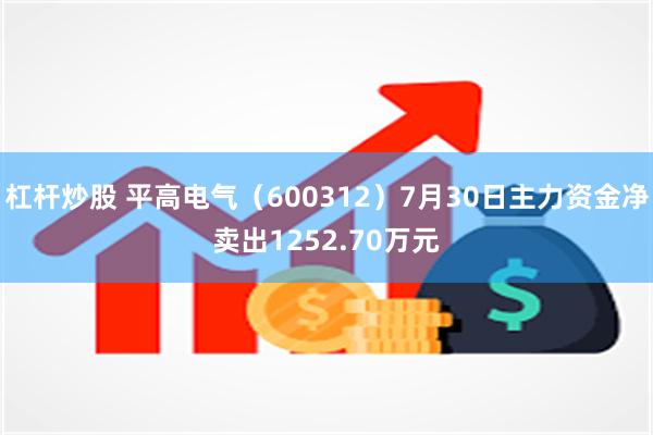 杠杆炒股 平高电气（600312）7月30日主力资金净卖出1252.70万元