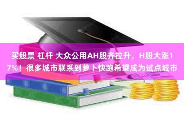 买股票 杠杆 大众公用AH股齐拉升，H股大涨17%！很多城市联系到萝卜快跑希望成为试点城市