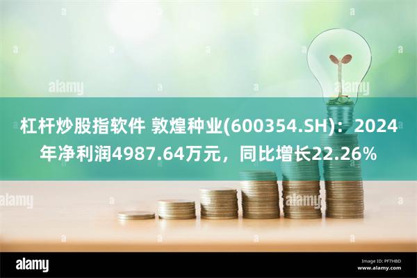 杠杆炒股指软件 敦煌种业(600354.SH)：2024年净利润4987.64万元，同比增长22.26%
