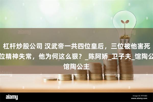 杠杆炒股公司 汉武帝一共四位皇后，三位被他害死一位精神失常，他为何这么狠？_陈阿娇_卫子夫_馆陶公主